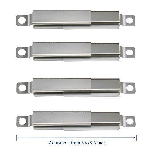 lot 55632 image: Utheer Universal Adjustable Crossover Tubes 5 up to 9.5 Inch for Nexgrill 720-0830h and Charbroil 463344116, 463241113, 463449914, 463436215, 463244011, Thermos 461442114