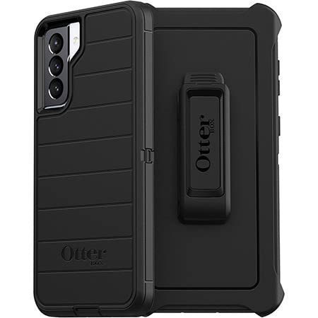 lot 55688 image: OtterBox DEFENDER SERIES Case & Holster for Samsung Galaxy S21 5G - Black