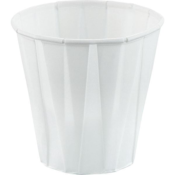 lot 55964 image: Solo Disposable Souffle Cup White Paper 3.5 oz. 100 Ct 450-2050 - 2 pack (200 count total)