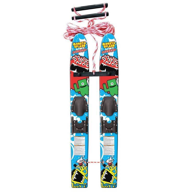lot 55987 image: DAMAGED - Airhead AHST-110 Monsta Splash Trainer Water Skis - 48