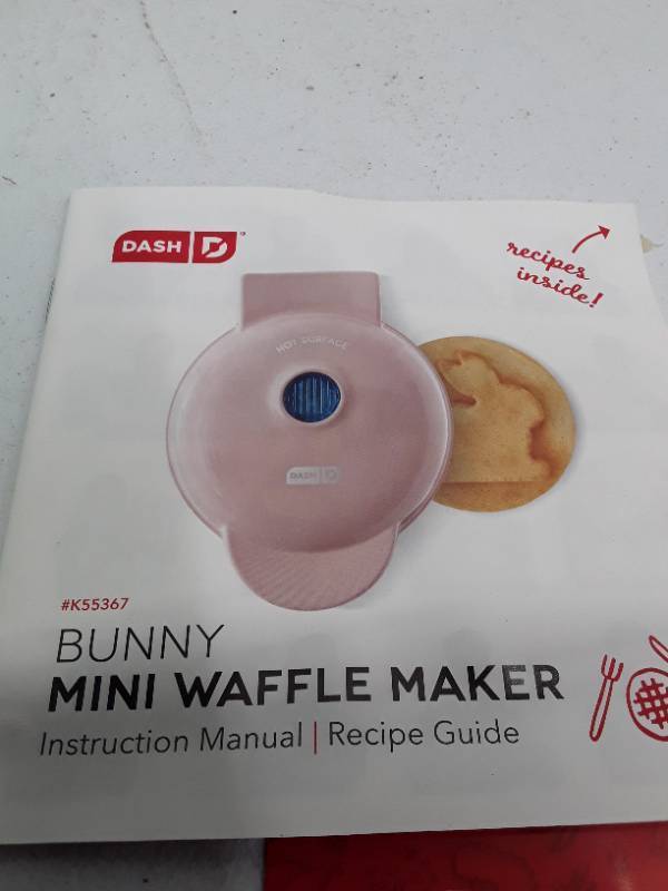 lot 56058 image: Bunny Mini Waffle Maker