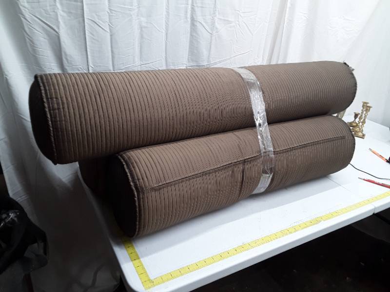 lot 56078 image: Tube Pillows - (1) 9 diameter x 48, (2) 9 diameter x 36