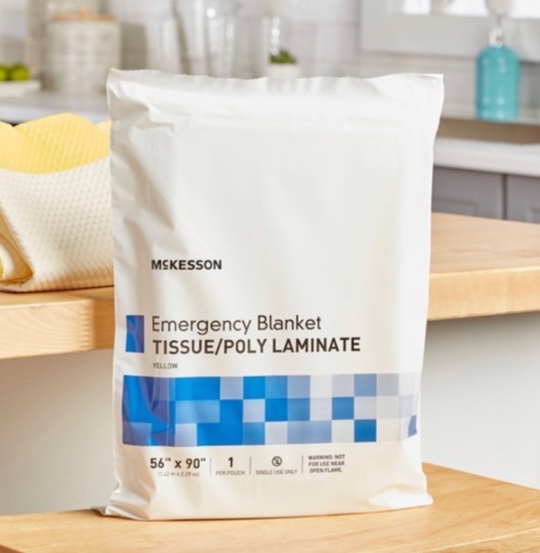 lot 74 image: 5 mckesson Emergency Blanket TISSUEPOLY LAMINATE