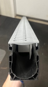 lot 18 image: NDS 6ft SLIM CHANNEL - WATER GUTTER