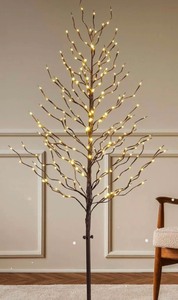 lot 12 image: LIGHTSHARE 6ft 240 LED STAR LIGHT TREE LIGHTWEIGHT EASY TO STORE