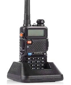 lot 9 image: Baofeng UV-5R Two Way Radio Dual Band 144-148420-450Mhz Walkie Talkie 1800mAh Li-ion Battery(Black)