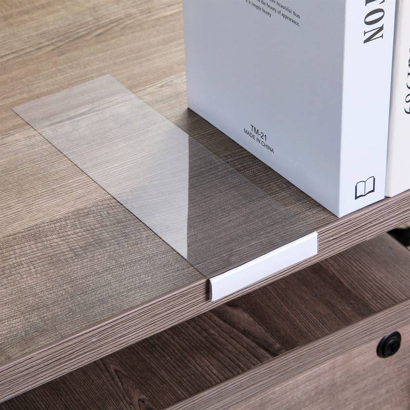lot 2600 image: 15 Pieces Moveable Shelf Label Holders Clear Shelves Tags Moveable Library Shelf Markers Transparent Shelf Label Display Holder for Classroom Office Library Book Shelves (3.03 x 9.06 x 0.63 Inch)