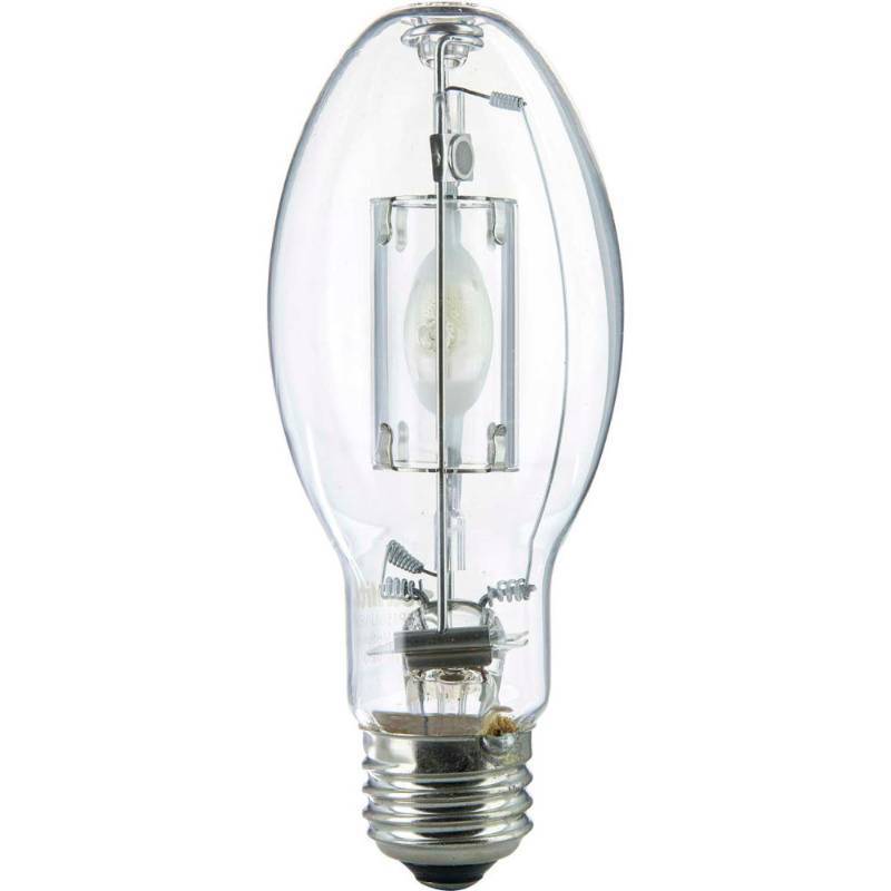 lot 2616 image: SUNLITE 150w Protected Metal Halide Medium Pulse Start Uncoated HID Lamp - Retail $230.04