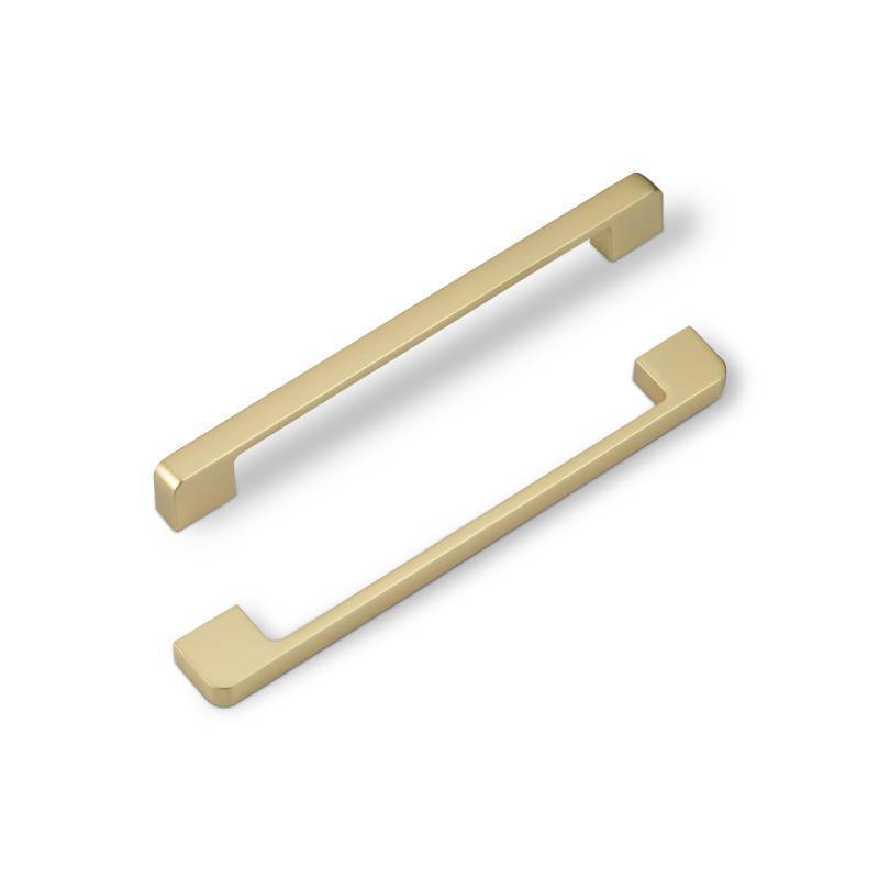 lot 2620 image: Haliwu 5 Pack 8 Inch Brushed Gold Cabinet Pulls, Gold Cabinet Handles, Brass Cabinet Pulls Gold Dresser Pulls Drawer Pulls, Solid Zinc Alloy Cabinet Handles Kitchen Hardware