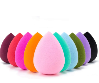 lot 2171 image: 9 Pcs Perfect Makeup Sponge Set Blender Flawless for Liquid, Multi-colored Beauty Makeup Sponge