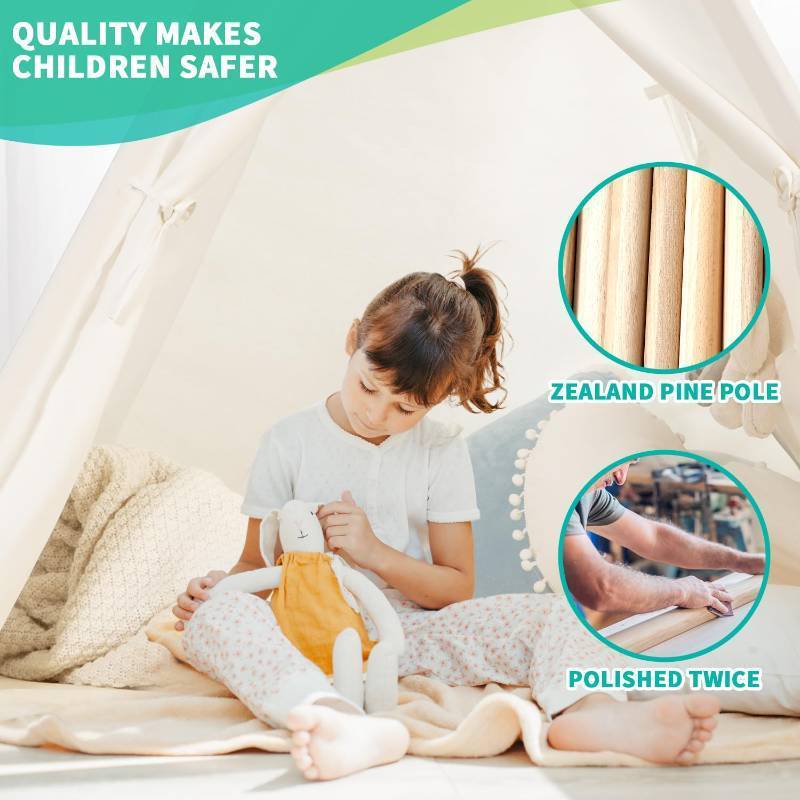 lot 2642 image: Kids Teepee Tent