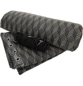 lot 2008 image: Semetall 1Set Replacement Fabric Cloth for Patio Chair, Zero Gravity Chair, 6317, Black (Pillow and bungee cord missing, only the chair fabric included)