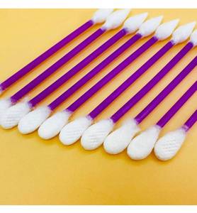 lot 2082 image: 600 pcs CGR Precision Cotton Swabs with Pointed and Flattened Tip Cosmetic Makeup Applicator(2x300pcs in bags)