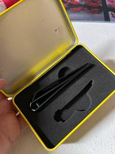 lot 2134 image: HAWATOUR Nail Clippers Set, Ultra Sharp Sturdy Fingernail and Toenail Clipper Cutters with Visibly Tin Case, Black (TOENAIL CLIPPERS ONLY)