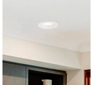 lot 2140 image: DESIGNERS FOUNTAIN 56 inch 12 Watt Selectable 5CCT Integrated LED Recessed Light, 2700K3000K3500K4000K5000K, 1000 Lumens, Dimmable, White Baffle Retrofit Trim, EVL61093T50WH