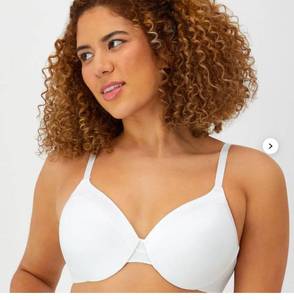 lot 2145 image: Maidenform Womens Comfort Devotion - Extra Coverage Bra, White,34C