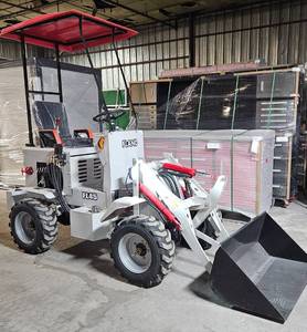 lot 106 image: Unused Fland 4x4 Articulating Wheeled Loader  FL45  Machine Weight 700KG  Bucket Capacity 0.45m  13.5HP