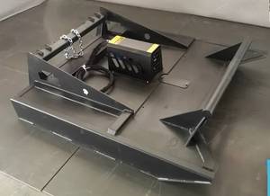 lot 228 image: Unused 66 Brush Cutter For Skid Steer & Tractor Loader - This Skid Steer Brush Cutter, or Brush Mower, is Designed to Remove Grass, Small Trees, & Brush, and is Compatible w Major Brand Skid Steers & Tractor Loaders w Skid Attachment Retails $5,600
