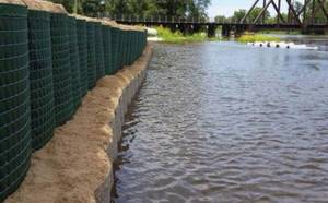 lot 134 image: Unused Barricage System - 5 Compartment 15x3x3ft Steel Reinforced Oversized Barriers To Be Filled w Sand, Dirt or other Aggregate Material to Form Barriers for Flooding, Shooting Range Backstops, Landscaping, Bunkers Etc.