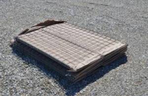 lot 136 image: Unused Barricage System - 5 Compartment 15x3x3ft Steel Reinforced Oversized Barriers To Be Filled w Sand, Dirt or other Aggregate Material to Form Barriers for Flooding, Shooting Range Backstops, Landscaping, Bunkers Etc.