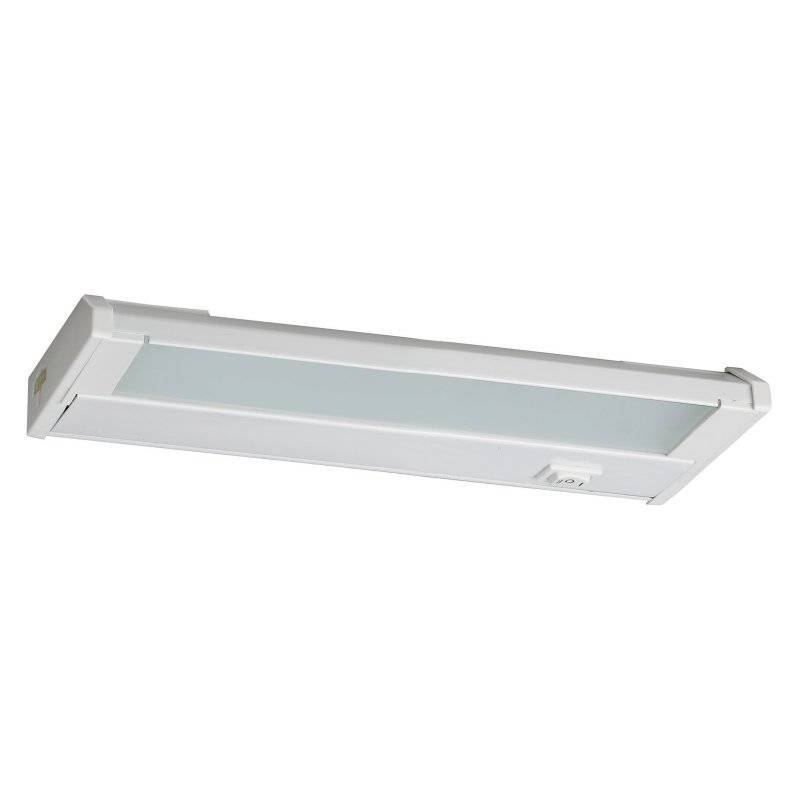 lot 9025 image: Noble 1 Light Undercabinet Light Finish White LED