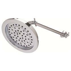 lot 9071 image: Oxygenics 45225 Chrome  Rain Fixed 1.75 GPM  Shower Head with Arm