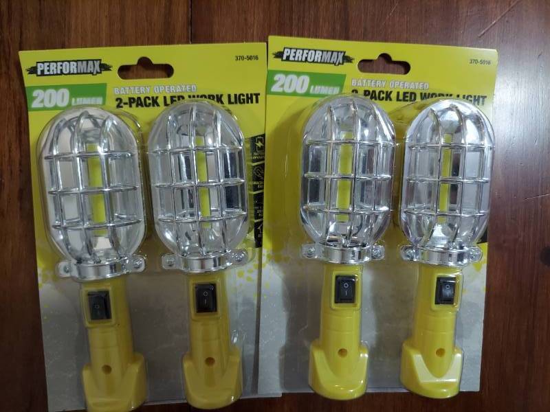 lot 6011 image: 4 LED work lights