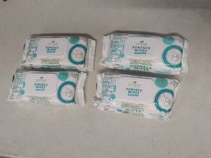 lot 5059 image: (4) Juniper Clean Surface Cleaning Wipes With BLEACH All-Purpose Cleaner - 72 sheets