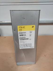 lot 1025 image: 50Lb box of Atom Arc 9018 Welding Rod
