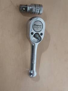 lot 1029 image: Snap-on FK720A stubby 38 drive ratchet and FX-1 extension