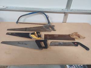 lot 1106 image: saws