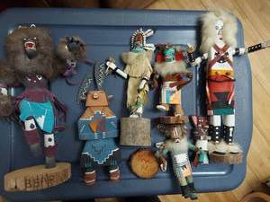 lot 6001 image: Kachina dolls - some broken