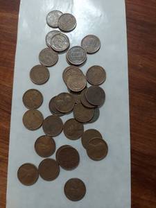 lot 6028 image: approx 32 wheat pennies