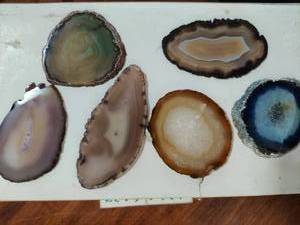 lot 6036 image: polished geode slabs