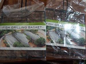 lot 6049 image: 2 fish grilling baskets