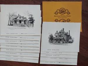 lot 6064 image: Historical Wichita homes drawings by local artist