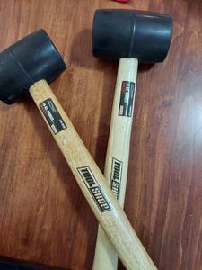 lot 6066 image: 2 rubber mallets