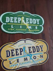 lot 6070 image: 2 Deep Eddys signs