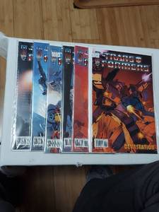 lot 5802 image: 6 comics, Transformers Devastation. #1-6 cover A