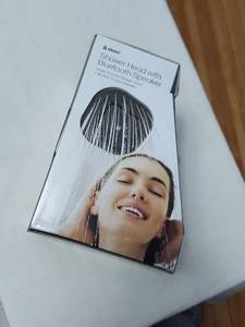 lot 5810 image: Shower Head with Bluetooth speaker
