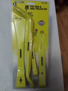 lot 5831 image: 4-Piece Pry Bar & Nail puller set