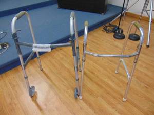 lot 1162 image: Pair of older walkers