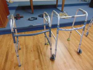 lot 1163 image: Pair of older walkers