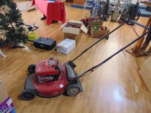 lot 1169 image: 21 Troy Bilt lawn mower - good compression, did not try to start