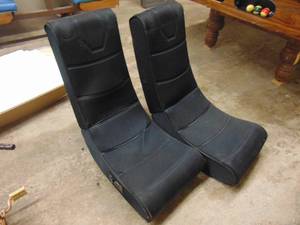 lot 1249 image: Pair of XP Series gaming chairs
