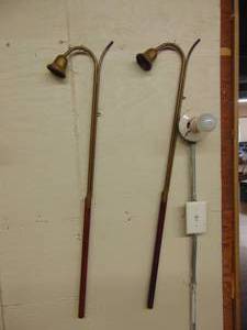 lot 1262 image: Pair of church candle snuffs