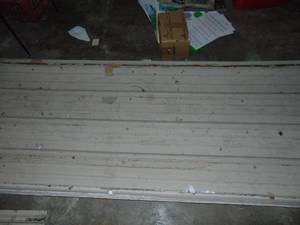 lot 1292 image: 30 - 10 X 38 sheets of metal barn siding- used