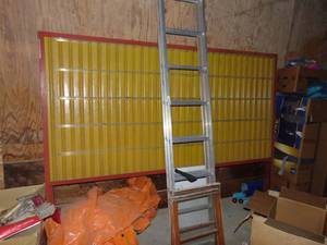 lot 1295 image: 8 X 4 double sided sign - no letters