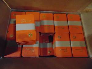 lot 1309 image: New box of mini New Testament bibles
