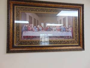 lot 1312 image: Last Supper Picture